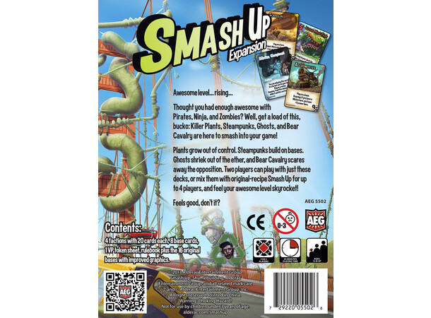 Smash Up Awesome Level 9000 Brädspel Frittstående Expansion till Smash Up 
